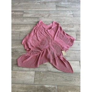 Janice apparel pink knit swim suit cover up NEW NWT One Size Fits Most Womens